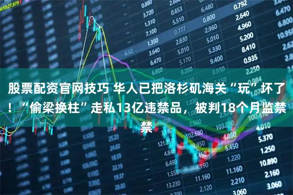 股票配资官网技巧 华人已把洛杉矶海关“玩”坏了！“偷梁换柱”走私13亿违禁品，被判18个月监禁